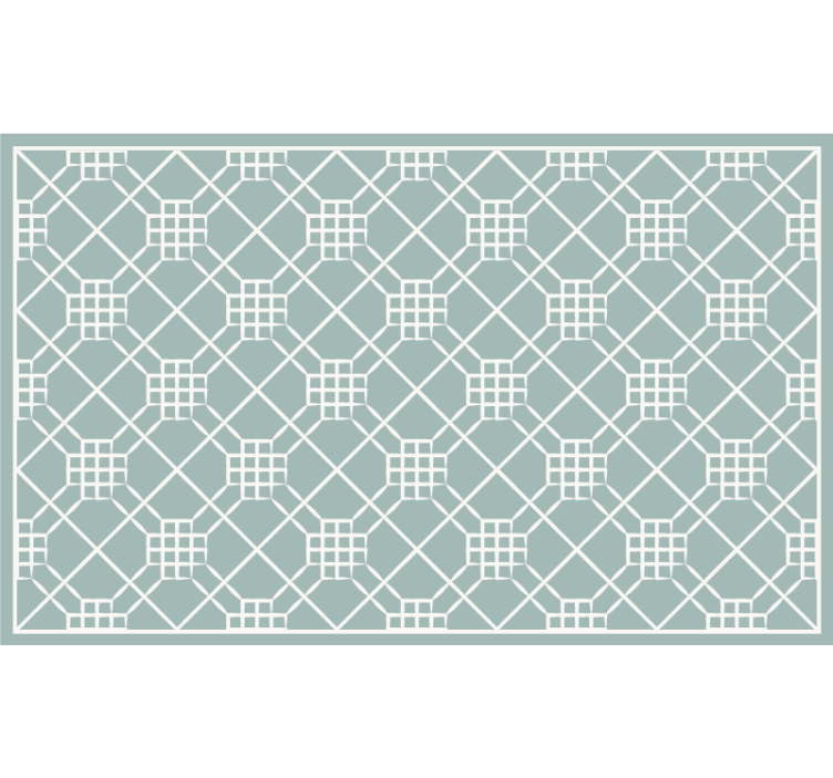 Estore de rolo quarto com geometria irregular - TenStickers