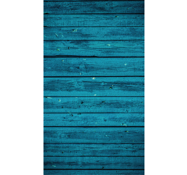 Estore de rolo quarto madeira azul - TenStickers