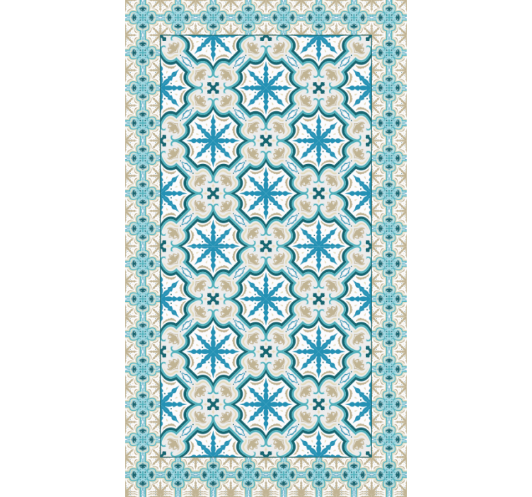 Estore de rolo quarto beija azul e marrom - TenStickers