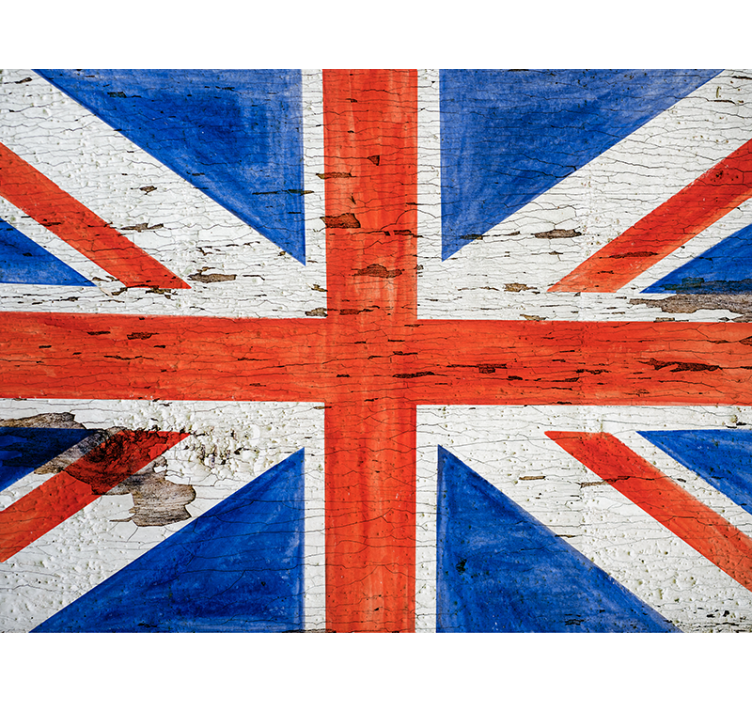 Estore de rolo quarto estilo urbano bandeira do reino unido - TenStickers