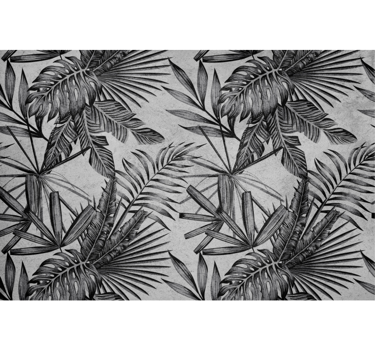 Estore de rolo cinzento plantas de concreto - TenStickers