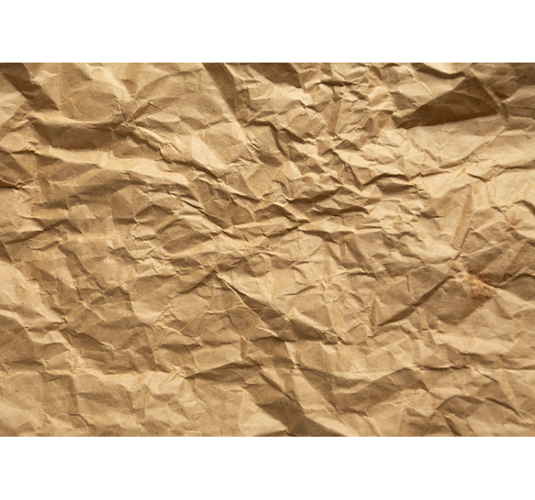 Estore de rolo bege papel pardo enrugado - TenStickers