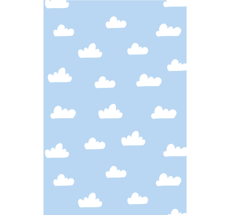 Cortina de rolo nuvem céu azul - TenStickers