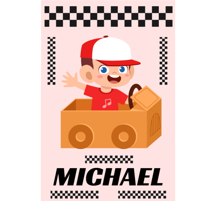 Estore de rolo personalizável aventura de corrida animada - TenStickers