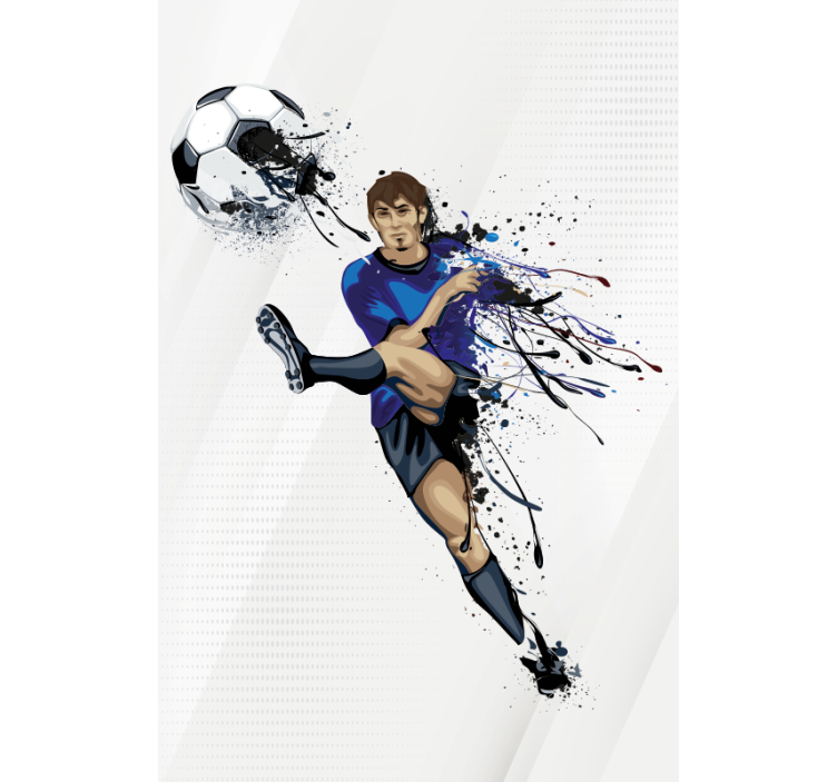 Estore de rolo de desportos chute de ação - TenStickers