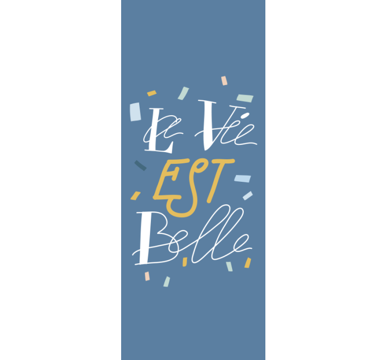 Elegante estor de texto para quarto principal - TenStickers