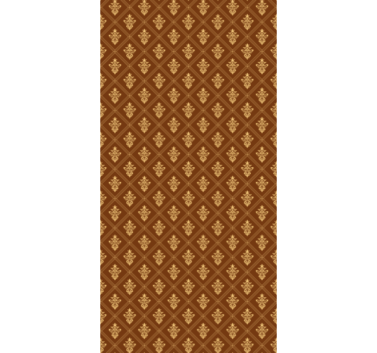 Estores de rolo clássicos padrão dourado ornamentado - TenStickers