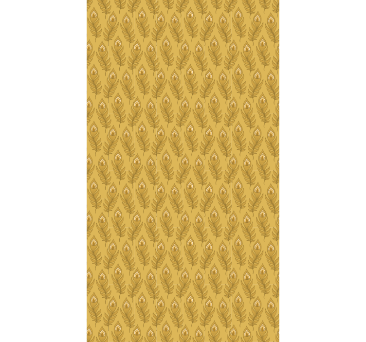 Estore de rolo flores e plantas motivo de folhagem graciosa - TenStickers