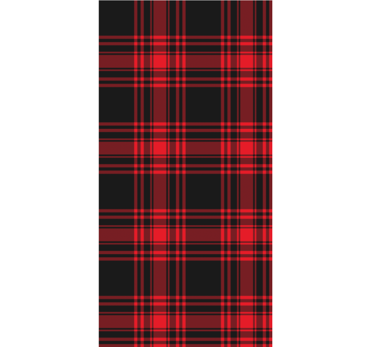Estore de rolo texturas e padrões padrão tartan - TenStickers