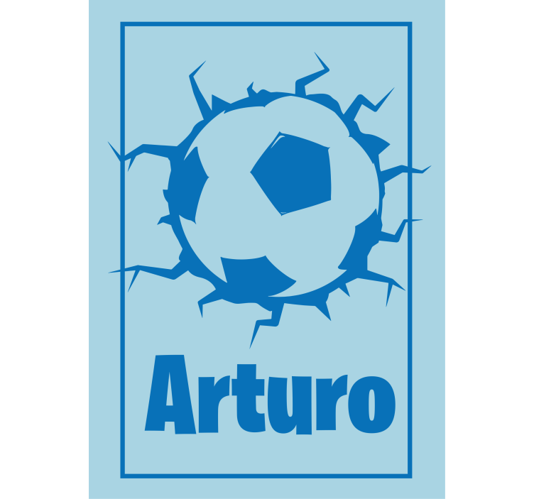 Estore de rolo de desportos design de futebol personalizado - TenStickers