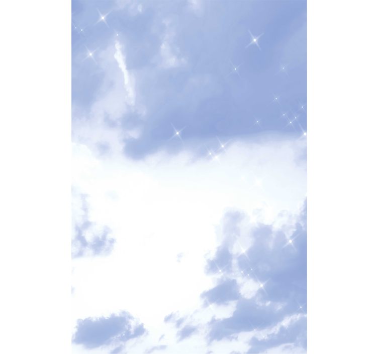 Estore de rolo de nuvens céu suave - TenStickers