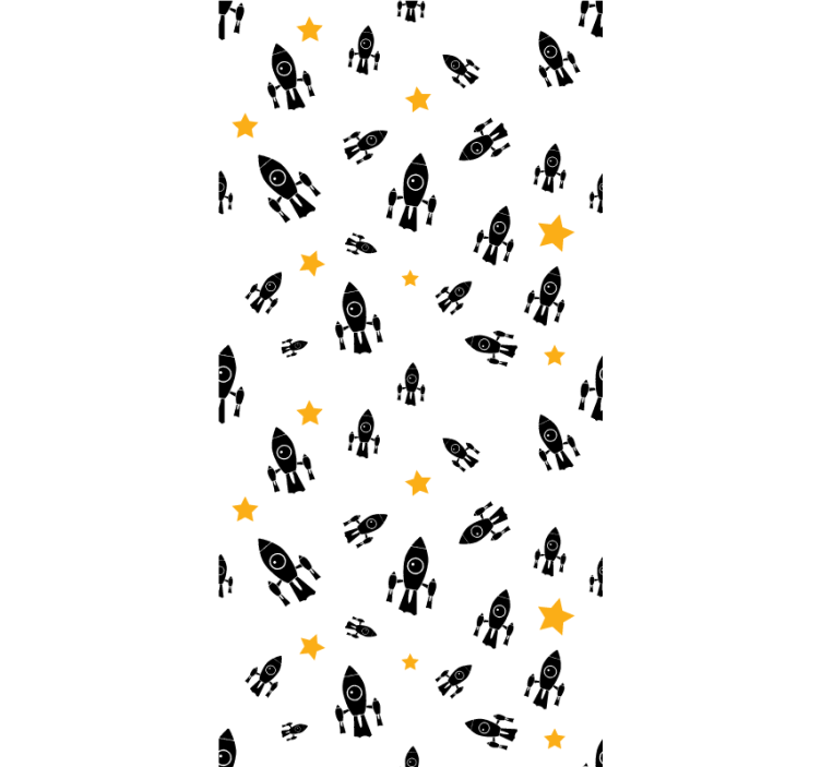 Estore de rolo frikis aventura de foguete estelar - TenStickers