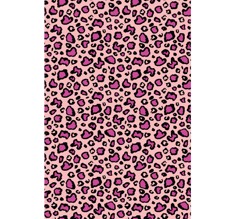 Estore de rolo animais variados estampa de leopardo rosa - TenStickers