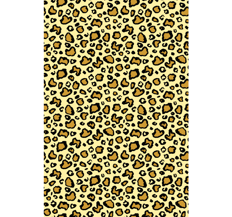 Estore de rolo animais variados tema de mancha de leopardo - TenStickers