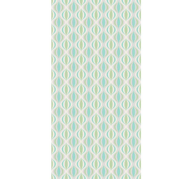 Estore de rolo texturas e padrões motivo de onda ondulante - TenStickers