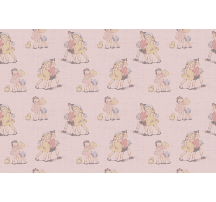 Estore de rolo original crianças brincando juntas - TenStickers