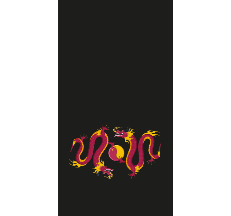 Estore de rolo animais variados design de dragão majestoso - TenStickers