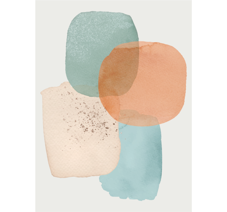 Estore de rolo modernos manchas coloridas geométricas - TenStickers