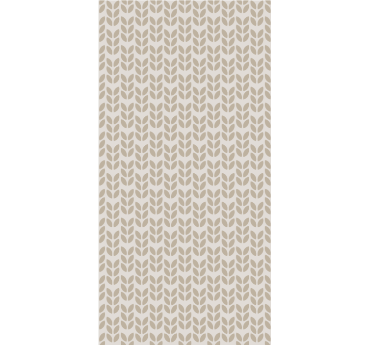 Estore de rolo flores e plantas design de padrão de folha - TenStickers