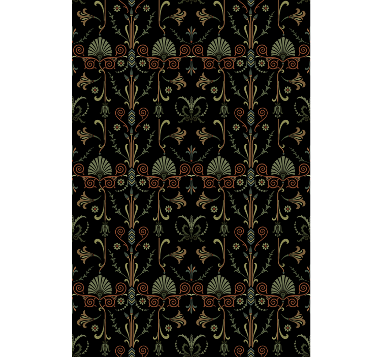 Estore de rolo para cozinha motivos de folhagens graciosas - TenStickers