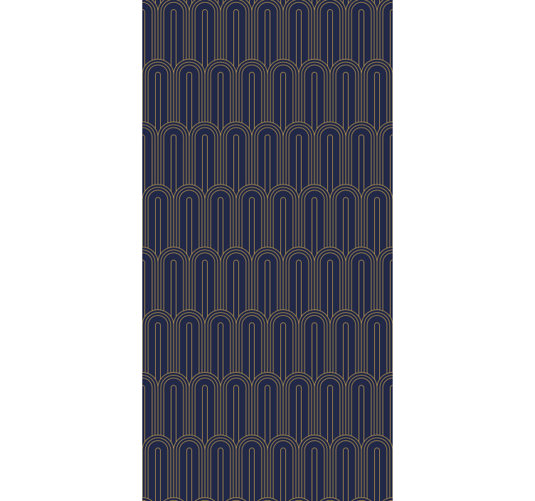 Estore de rolo elegantes arcos dourados modernos - TenStickers