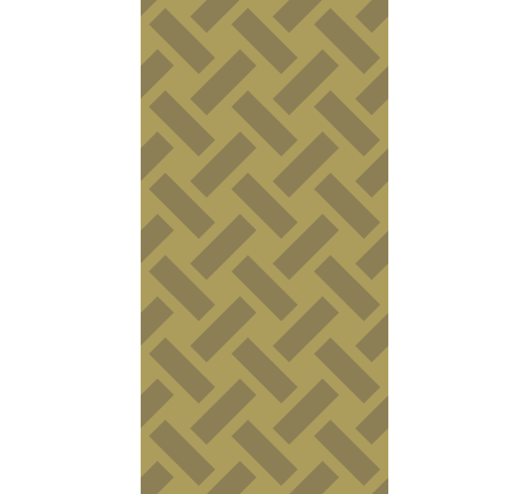 Estore de rolo verdes blocos geométricos - TenStickers