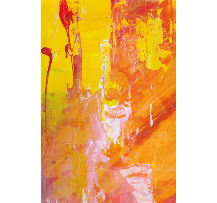 Estore de rolo texturas e padrões design abstrato laranja - TenStickers