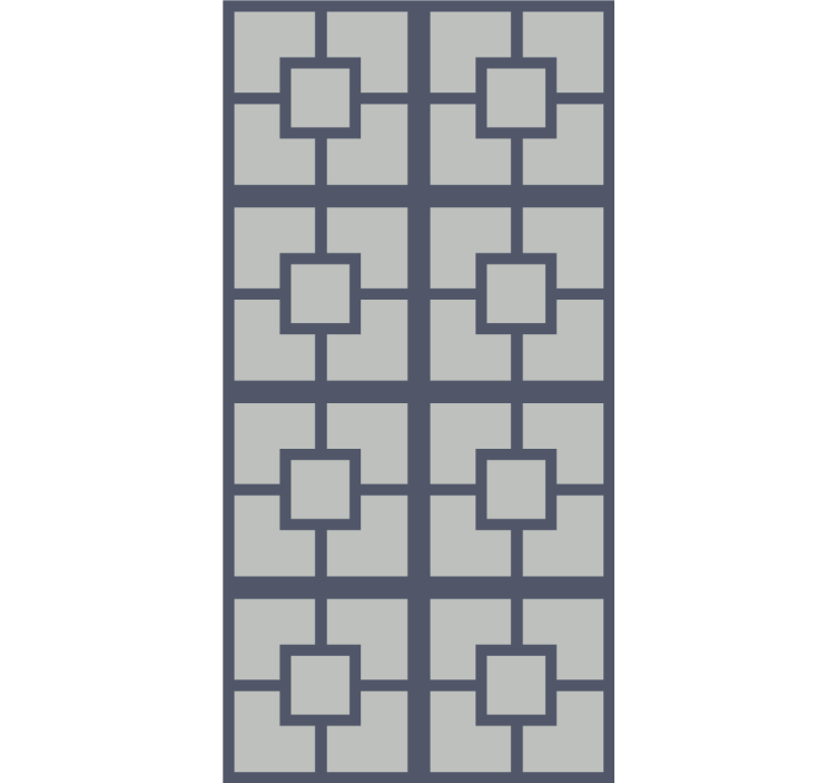 Estore de rolo modernos tema quadrado geométrico - TenStickers