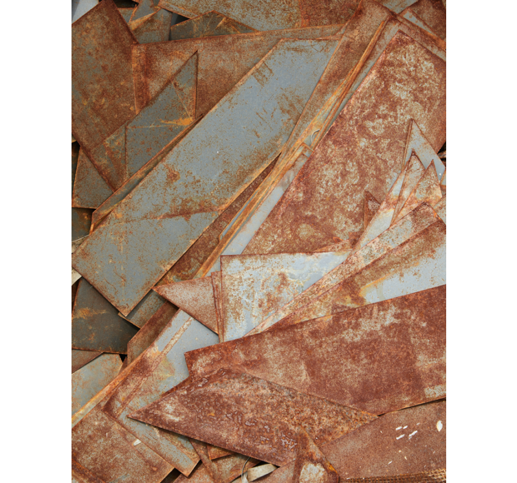 Chapas de ferro textura e padrão cego - TenStickers