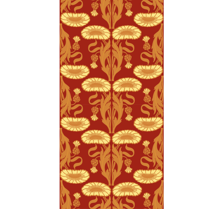 Estores clássicos estilo Art Nouveau - TenStickers