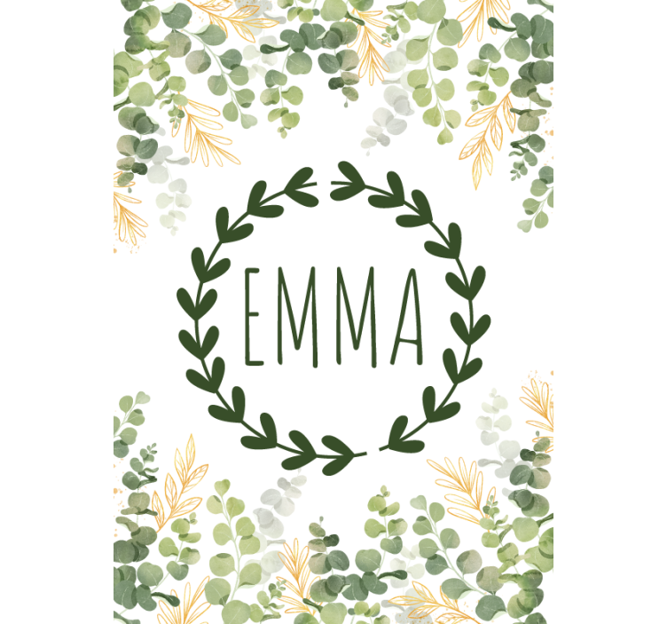 Estore de rolo coroa de louros personalizada - TenStickers