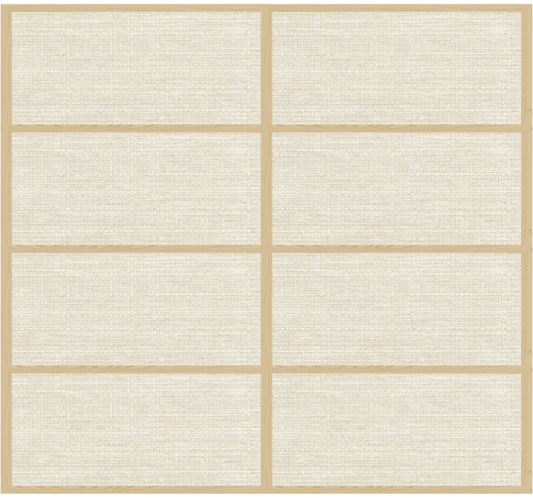 Estore de rolo de texturas e padrões estrutura de painel japonês - TenStickers