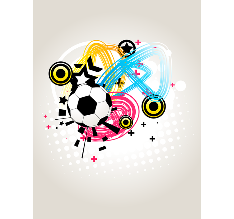 Estore de rolo futebol paixão em movimento - TenStickers