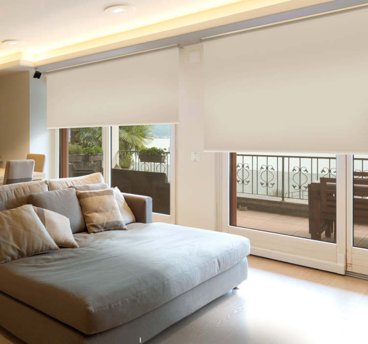 Estore de rolo blackout cor pérola - TenStickers