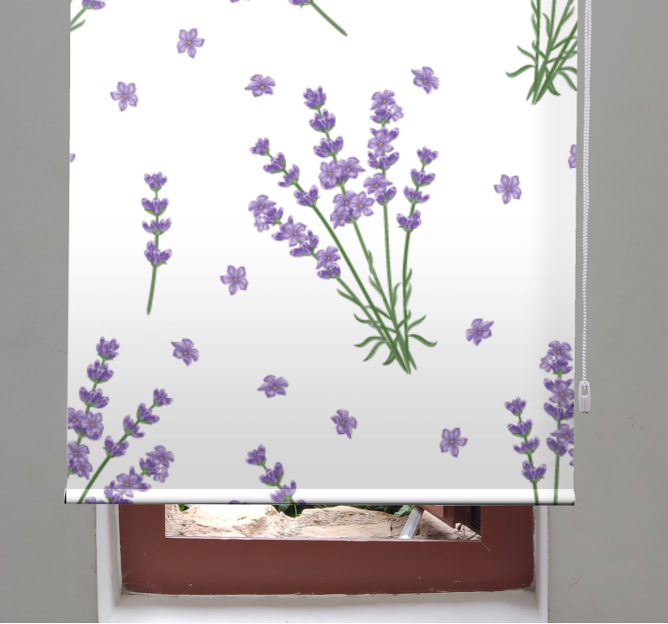 Flor de planta de lavanda provençal cego - TenStickers