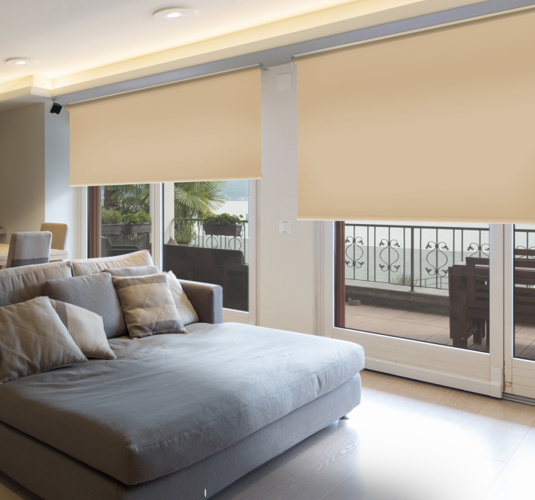 Estore de rolo blackout bege - TenStickers