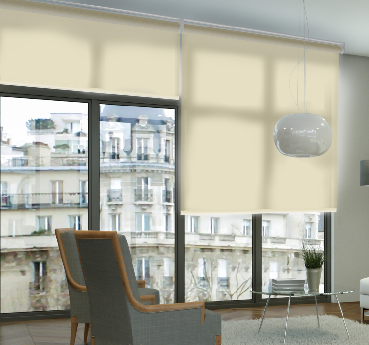 Estore de rolo translúcido bege - TenStickers