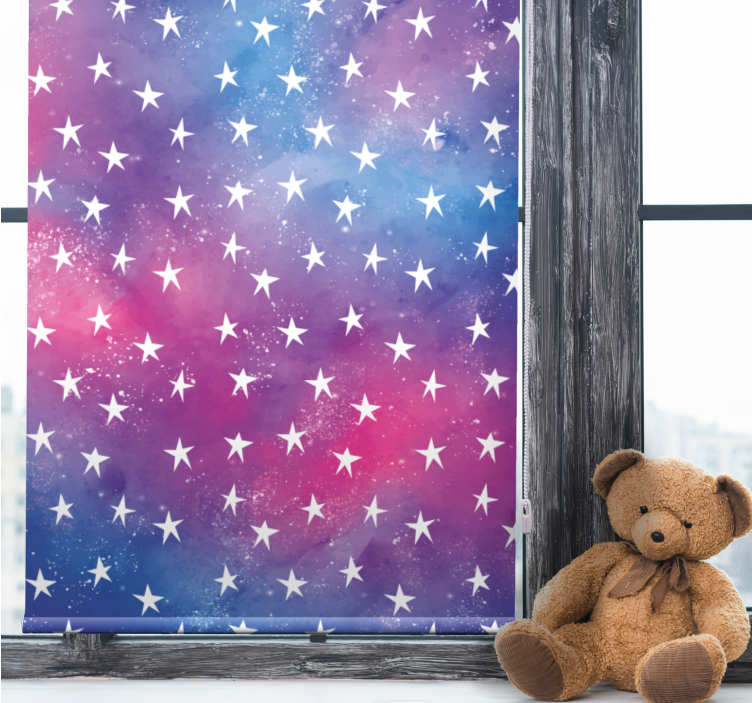 Estore de rolo infantil padrão de céu estrelado - TenStickers