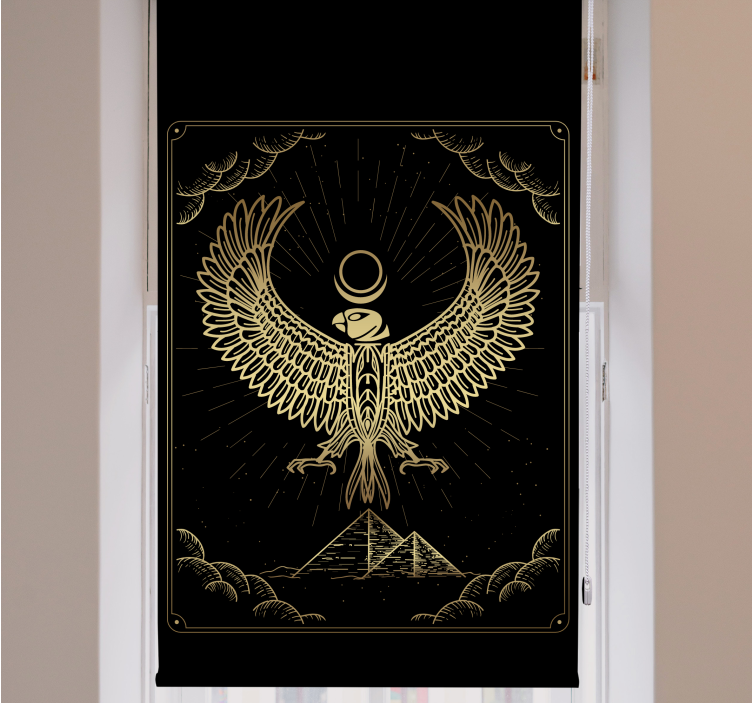 Estore de rolo original símbolo do falcão dourado - TenStickers