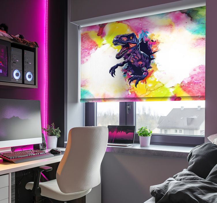 Estore de rolo de dinossauros velociraptor - TenStickers