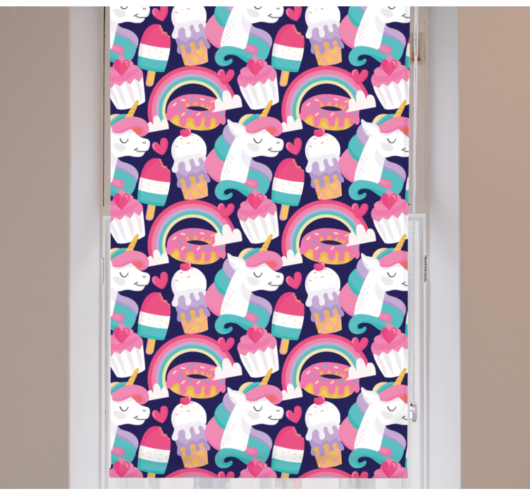 Estore de rolo divertidos padrão de criatura mágica - TenStickers