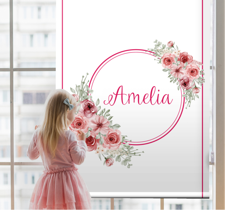 Estore de rolo flores e plantas arranjo floral personalizado - TenStickers