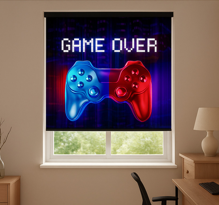 Estore de rolo frikis cascata de neon game over - TenStickers