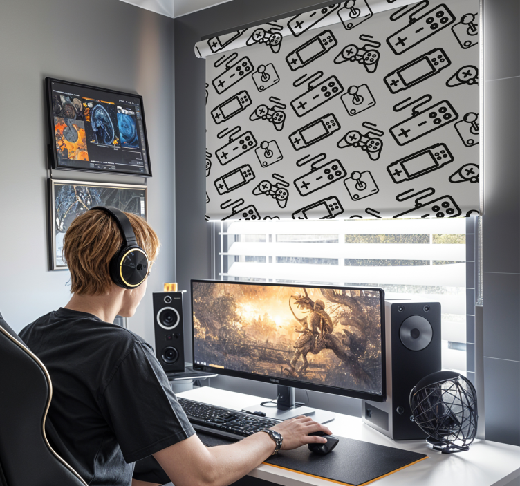 Estore de rolo frikis controladores minimalistas - TenStickers