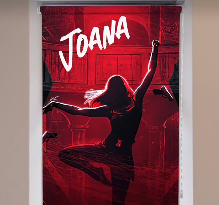 Estore de rolo personalizável pose de dança dinâmica - TenStickers