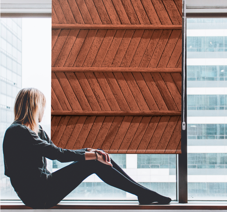 Estore de rolo texturas e padrões padrão de espinha de peixe - TenStickers