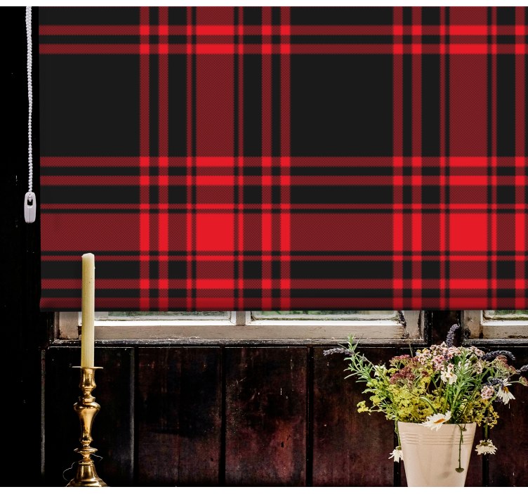 Estore de rolo texturas e padrões padrão tartan - TenStickers