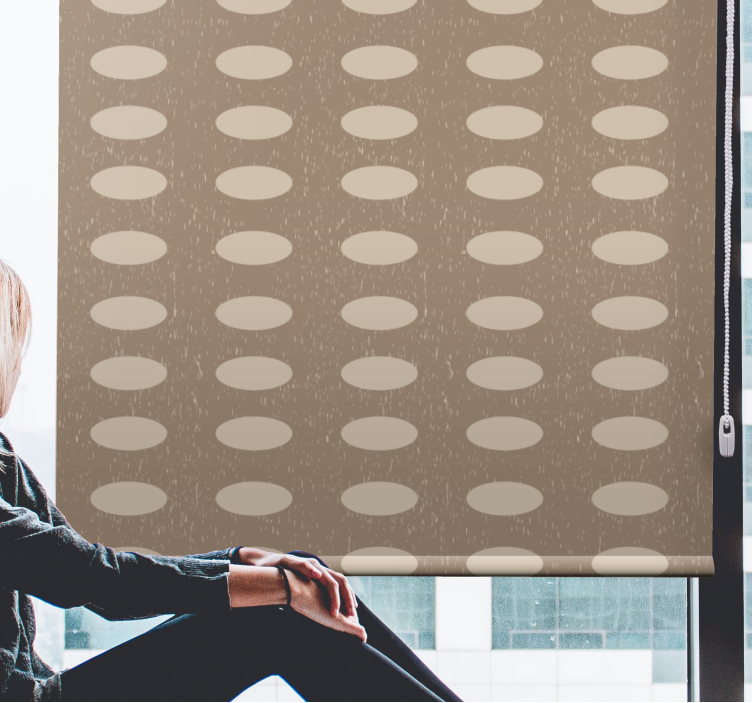 Estore de rolo texturas e padrões padrões ovais eloquentes - TenStickers