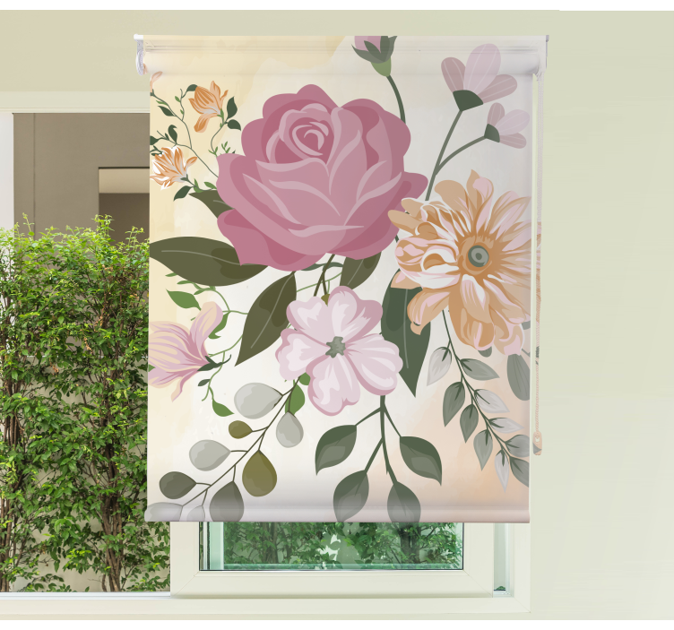 Flores realistas e cegas para plantas - TenStickers