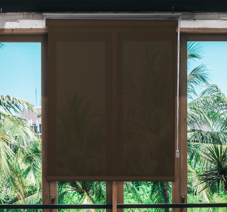 Persiana marrom moderna - TenStickers
